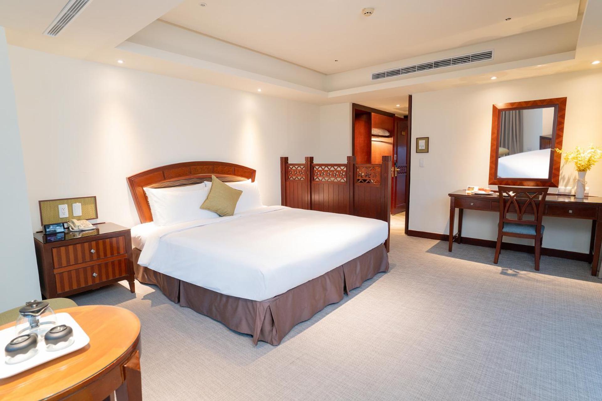Formosan Naruwan Hotel T'ai-tung Esterno foto A bedroom at the hotel